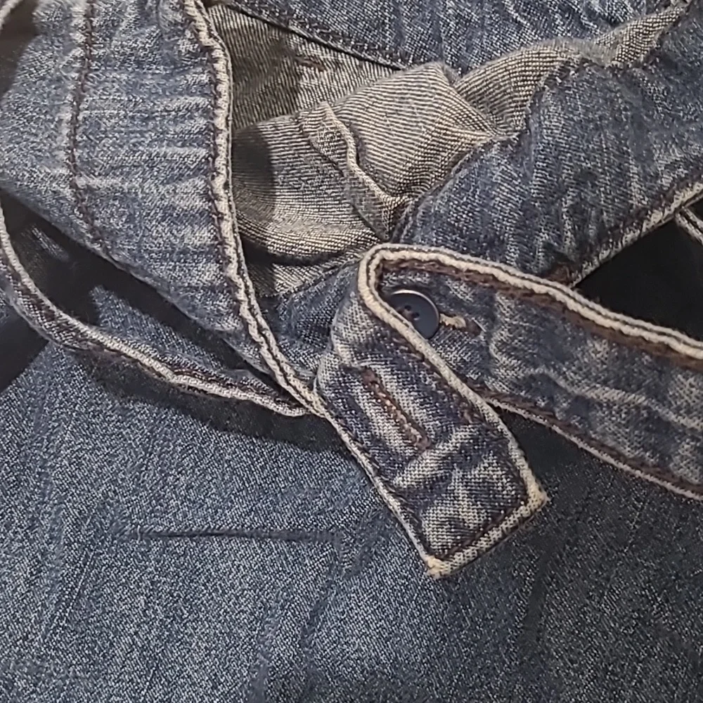 GAP DENIM CULOTTE OVERALLS - Picture 9 of 9